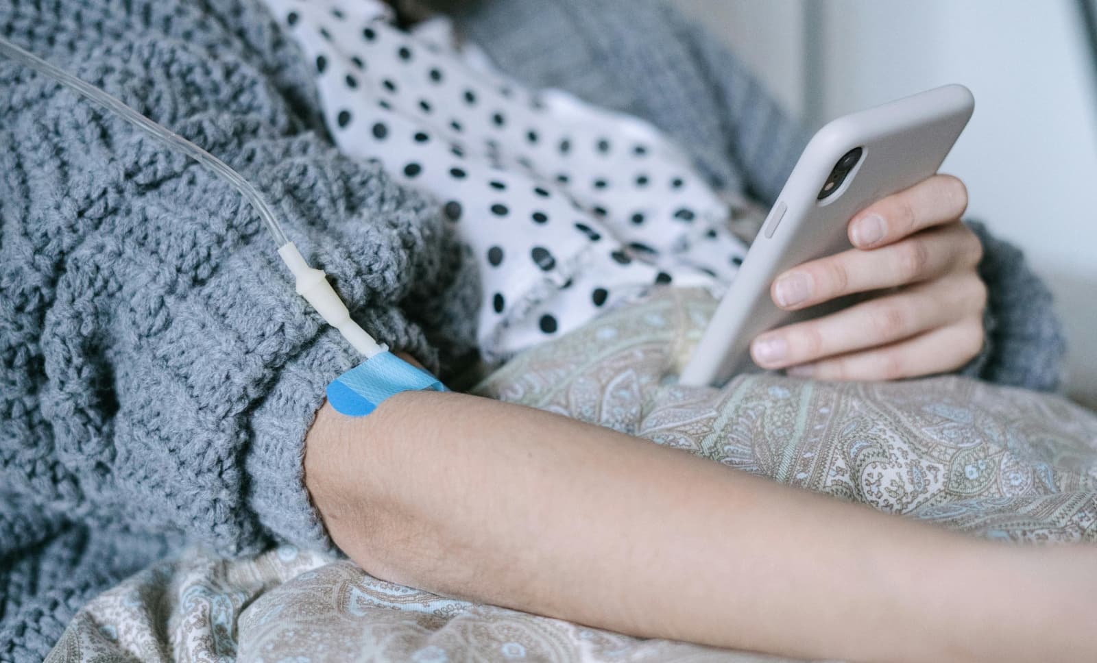 Treatment for cancer, needle in arm, INNEG
