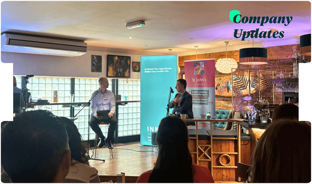 Speakers share insights on claims management and legal strategy at an INNEG company event, offering practical updates for professionals.